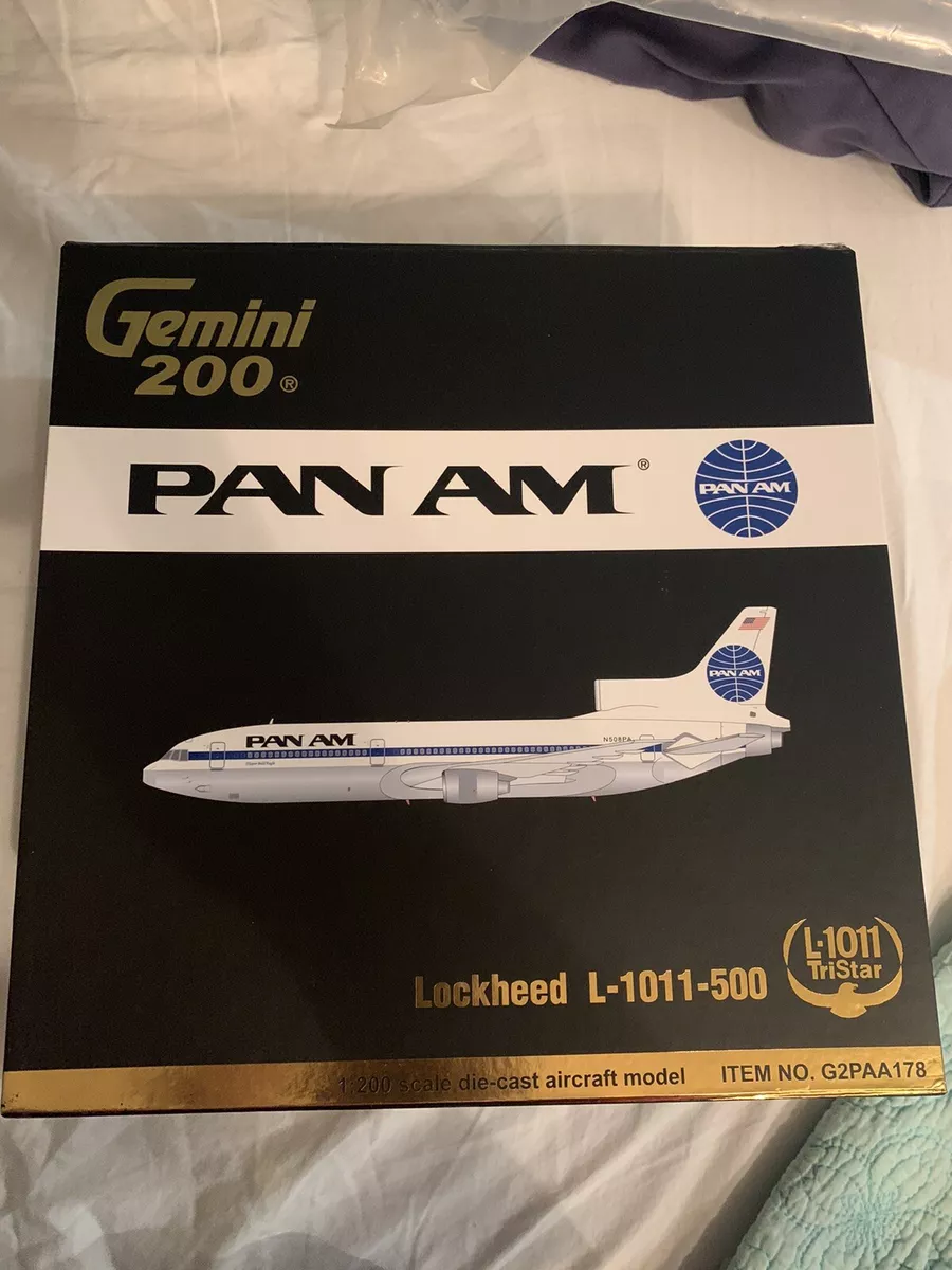 Very Rare GEMINI JETS PAN AM L-1011 Tristar, Retired, 1:200, NIB!