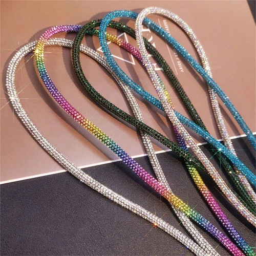 Wrist Chain Diamond Phone Lanyard Short Long Phone Straps for Phone Accessories - Zdjęcie 10 z 26