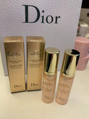 Dior PRESTIGE La micro-lotion de rose 20ml = 10ml x 2 | eBay