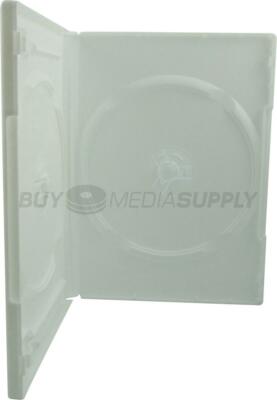 14mm Standard White Double 2 Discs DVD Case Lot | eBay