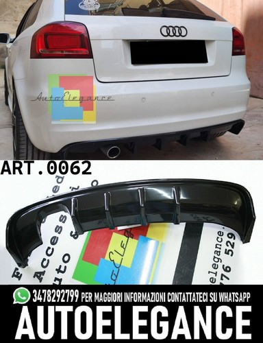 Spoiler Bas De Pare-choc Avant Pour Audi A3/S3 8P Sportback - ABS, Pièce Styling, Marque GoingFast