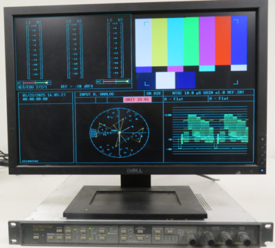 Videotek VTM-300 Multi-Format Monitor Digital, Analog and CAV with Option 3
