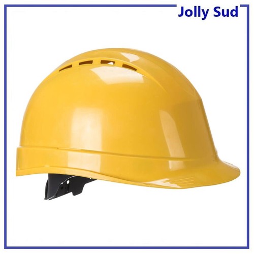 Elmetto Giallo Antinfortunistica da Lavoro per Cantiere Protettivo di  Protezione | eBay
