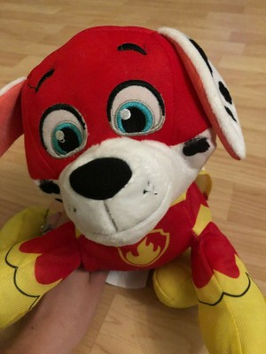 Nickelodeon Mighty Pups Paw Patrol Marshall Stuffed Plush Animal Dog | eBay