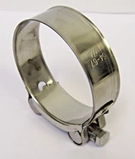 NEW 64-67 MM (2.52-2.64 IN) HEAVY DUTY 304 STAINLESS STEEL T-BOLT HOSE CLAMP NIB