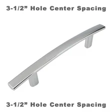 Cosmas Cabinet Hardware Polished Chrome Handles Pulls #2363-3.5CH