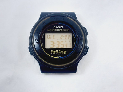 VINTAGE CASIO DEPTH GAUGE DW-220DG DIVER 200 M JAPAN 1986
