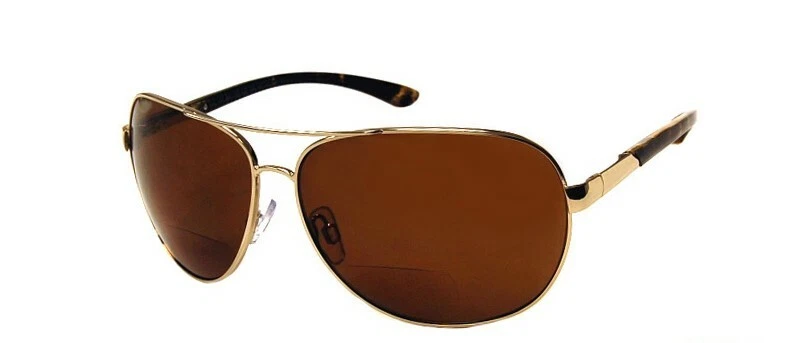 Platinum Edge Malibu Polarizado Policarbonato Bifocal Aviador Lectores de Sol Unisex Foto 3 de 4