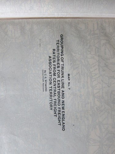 Atlas of Railway Traffic Maps by Charles E. Wymond 1921 - 第 7/19 張圖片