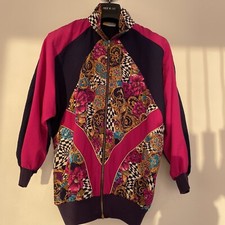 Vintage Silver Threads Women’s Medium Jacket Made In USA Beautiful Multi-Color