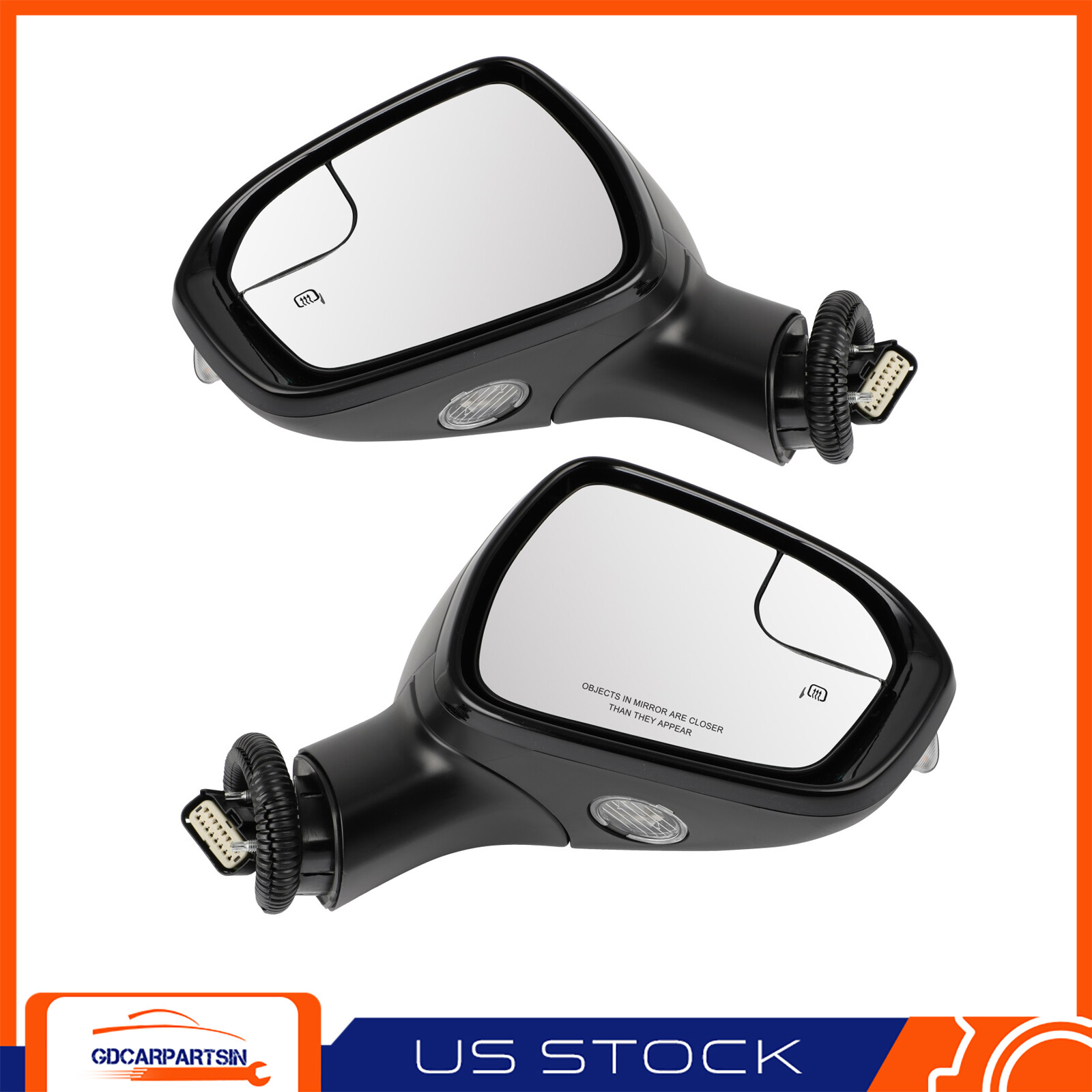 Left Right Mirror For 2018 Ford Fusion Heated Signal Lamp Memory Puddle Light