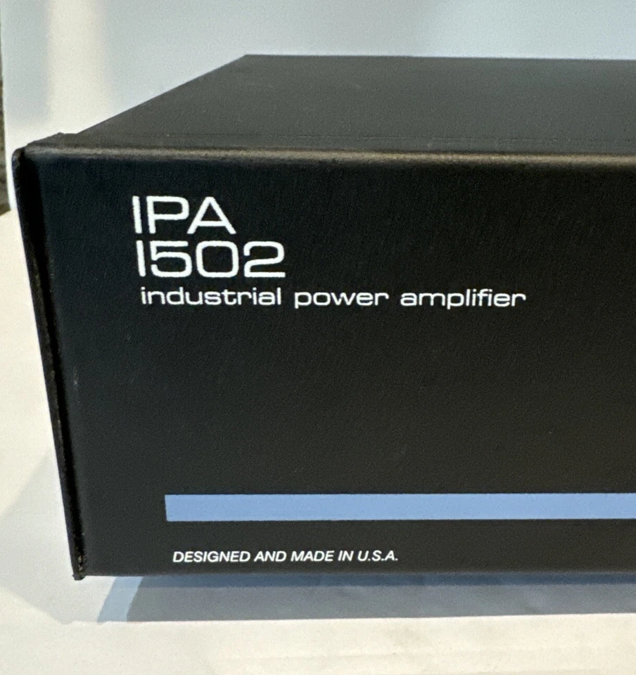 Peavey Power Amplifier IPA 1502 Industrial 150W Black Tested Made in USA - Image 3 of 4