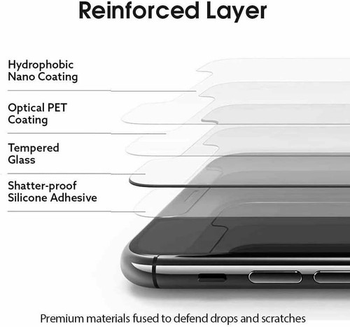 GORILLA Screen Protector Tempered Glass For iPhone 15 14 12 11 13 Pro Max,Plus - Picture 8 of 10