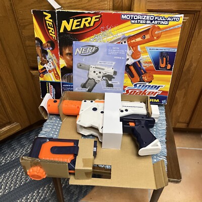 Hasbro NERF Super Soaker THUNDERSTORM Motorized Water Gun 2010 28495 New Box