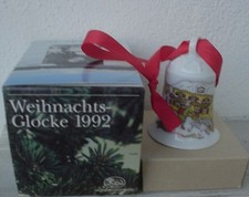 Hutschenreuther Weihnachtsglocke 92 OVP Christmas Bell Gasthaus z.Gans O.Winther