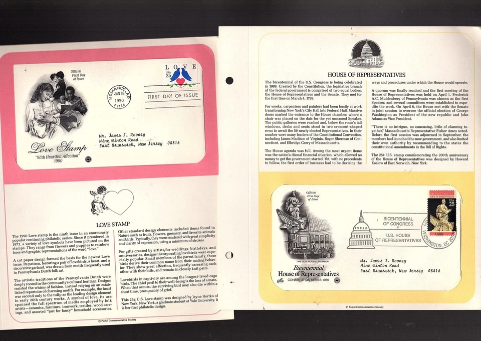 US stamps fdc  1997-99 30 ALL CACHETS ADDRESSED USED W/ INFO PANELS (e50 - Image 3 of 4