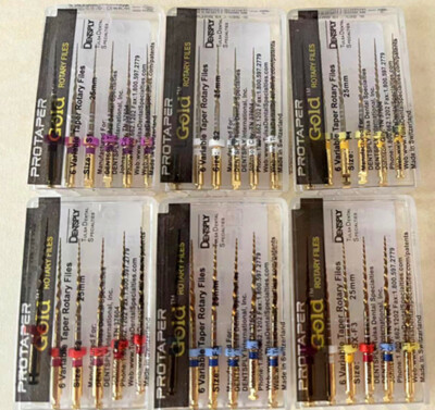 ALL Size Dentsply ProTaper Gold Rotary Files F1,F2,F3,S1,S2,SX-F3, SX19