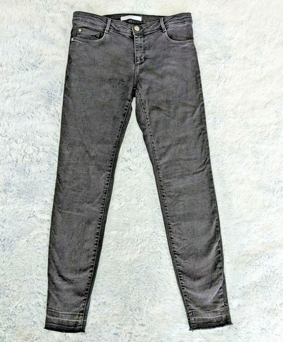 Zara Trafaluc Denim Collection Size 10 Skinny Ankle Jeans Black Mid Rise  EUC | eBay