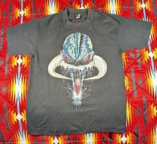 Vintage 90's Spawn Violator Face Comics T-Shirt 1993 Todd McFarlane Large Black