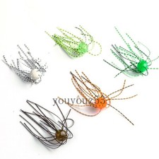 12pcs Soft Fishing Lure Football shape Whisker Design Bright Color Bait
