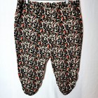 GNW Womens Cropped Pants Size X Large Floral Design Leisure Wear