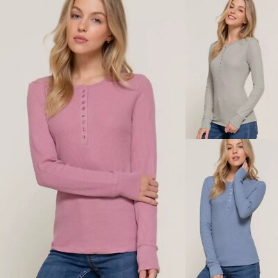 henley thermal top