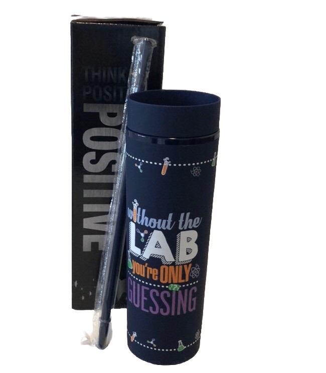 Without The Lab You’re Only Guessing Water Bottle 2 In 1 Tumbler