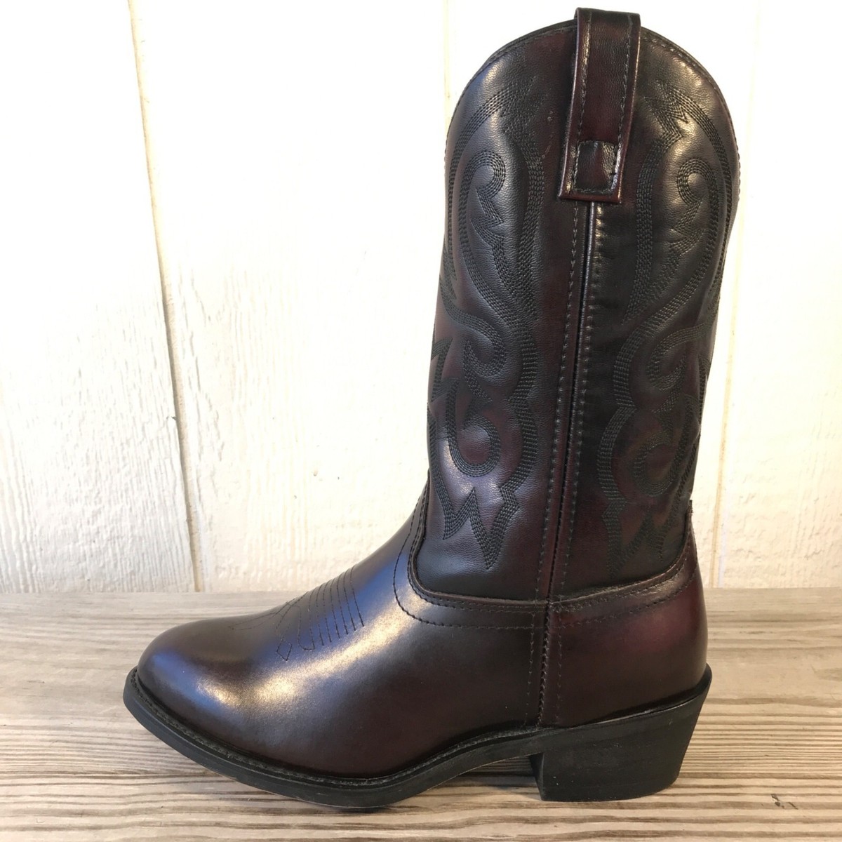 Laredo Men’s 4216 Western Cowboy Black Cherry Boot Size 8D‎ BIRCHWOOD LEATHER BOOT – Laredo Boots Store main image 3
