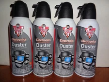 4 Cans Falcon Dust Off Compressed Canned Air Computer 10 oz Each Keyboard Duster