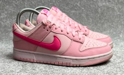 Nike Dunk Low ''Triple Pink'' Sneaker DH9765-600 Gr. UK 4 Top Zustand Selten