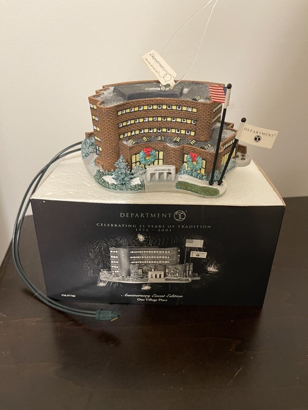 Dept 56 One Village Place Ornament Anniversary Event Edition Christmas 97700