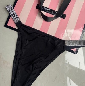 Victoria Secret Shine Strap Barbados Bikini Brazilian Panty Thong Panty  S,M,L | eBay