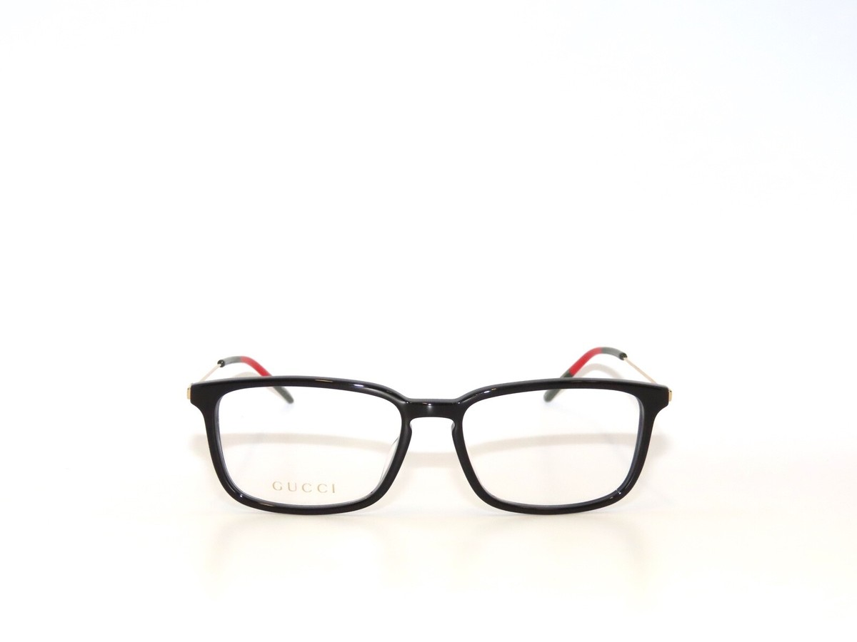 Gucci GG1056OA 001 56 1056OA Black Gold Eyeglasses 1056 | eBay