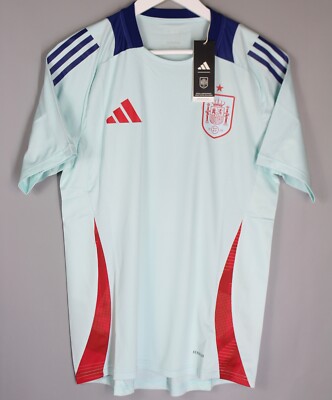 BNWT SPAIN NATIONAL TEAM TRAINING JERSEY SHIRT PRE MATCH 2023 2024