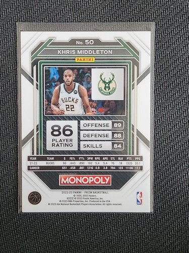 2022-23 Monopoly Prizm NBA Base Cards. Complete Your Set! - Picture 101 of 181