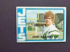 1972 Topps - John Riggins #13 (RC) VG/Clean - New York Jets Rookie Vintage card. rookie card picture