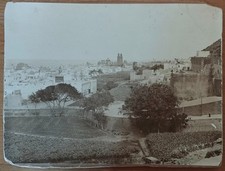 RARE ANTIQUE PHOTO CATHEDRAL SANTA ANNA LAS PALMAS SPAIN 1910