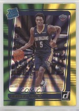 2021-22 Panini Donruss Rated Rookie Holo Green & Yellow Laser Herbert Jones 7sd