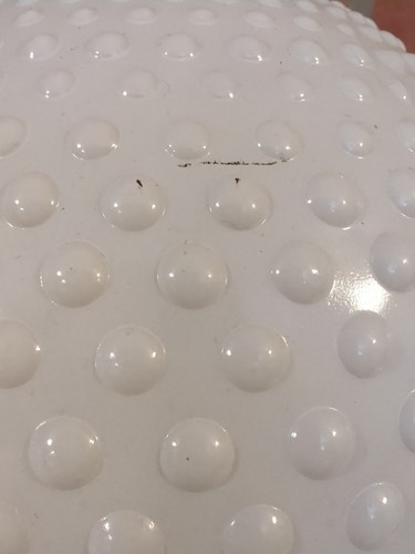 Sale! Vintage White Hobnail Milk Glass Globe Ceiling Light Cover - Picture 2 of 8
