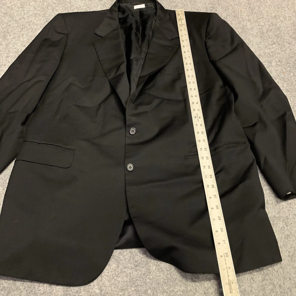 Blazer de hombre Brioni con botones 100 % lana traje chaqueta 46/56 negro Foto 3 de 4