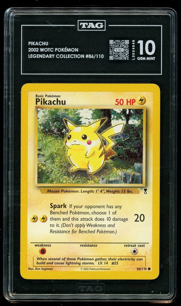 Pikachu Pokémon TCG Legendary Collection Individual Collectible