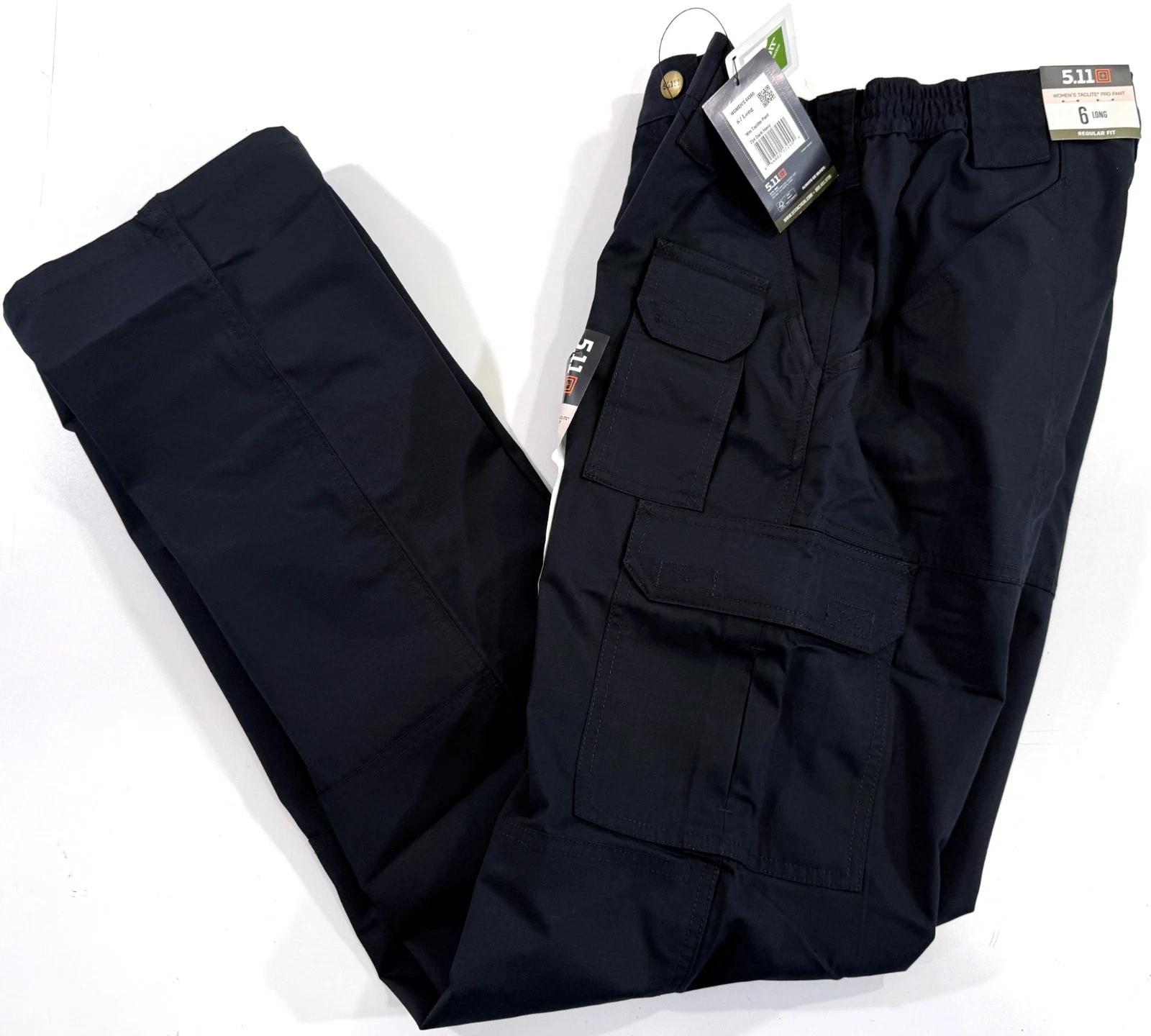 NWT 6x34 5.11 TACTICAL WOMENS TACLITE CARGO PANTS 64360 DARK NAVY WOMENS 6 LONG