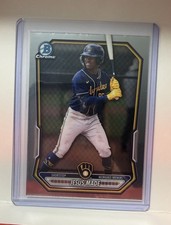 2026 Bowman Jesus Made Chrome Bcp-96 Milwaukee Brewers