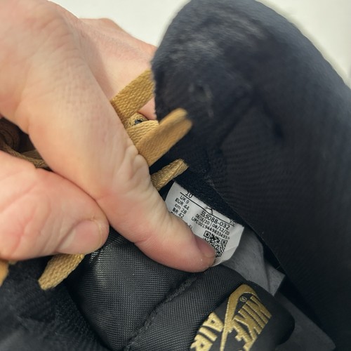 Nike Air Jordan 1 Retro High OG “Black Metallic Gold” 555088-032 Men's 10 Worn - Picture 8 of 8