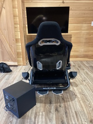 TrakRacer sim racing cockpit Fanatec Podium Electronics, Xbox One & PC