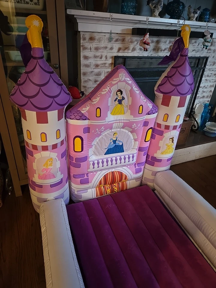Disney Princess Inflatable Castle Bed (PUMP NOT INCLUDED ) - Image 3 of 4