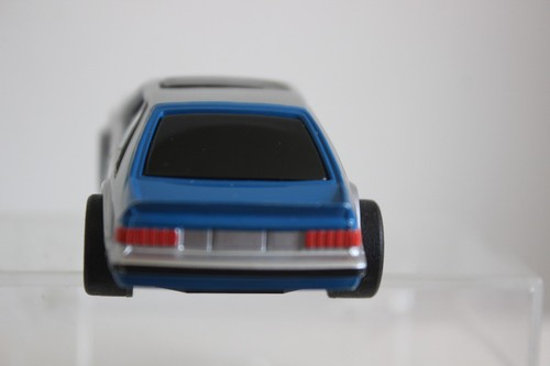 Vintage Tyco HP7 Ford Mustang GT #3 White/Blue/Black#6968 Ho Slot Car - Picture 3 of 15