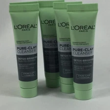 20 L'oreal Pure Clay Cleanser Detox Brighten .5oz Tube New Fresh  wholesale