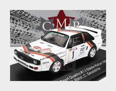 1:43 CMR Audi Quattro Sport #1 Winner Rally Adac Stadte 1984 Rohrl WRC025 Modell - Bild 1 von 2