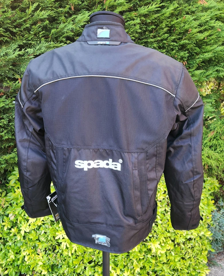 Spada Air Pro Seasons Waterproof Motorcycle Jacket CE Thermal Black L - Ref: J01 - Image 3 of 4
